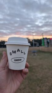 Click to view full screen 90mm Home Compostable OG Coated Fibre Lid For Coffee Takeaway photo review
