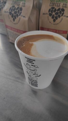 8-16oz Home Compostable Disposable Coffee Cups 90mm photo review