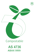 Commercially Compostable Logo 150