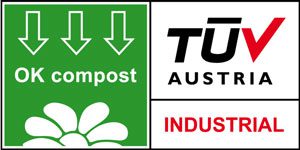 Commercially Compostable Logo okcompost 150