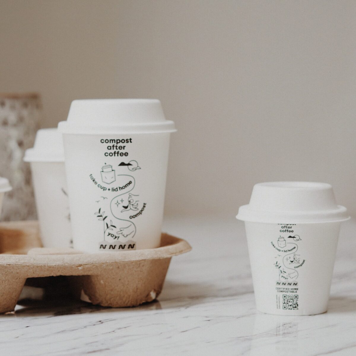 Australian Made Home Compostable Coffee Cups