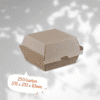 Takeaway Burger Box - Carton of 250 - Image 2