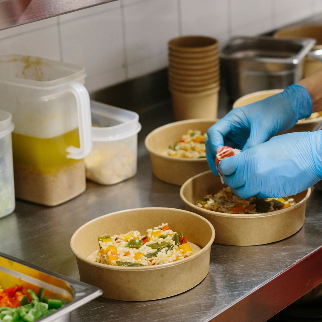 Home Compostable Kraft Salad Bowls - Image 2
