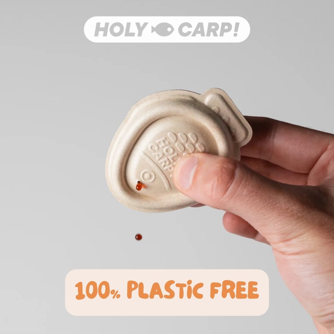 Plastic-free, home compostable soy fish dropper: Holy Carp! - Image 2