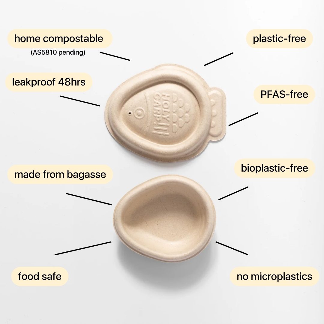 Plastic-free, home compostable soy fish dropper: Holy Carp! - Image 7