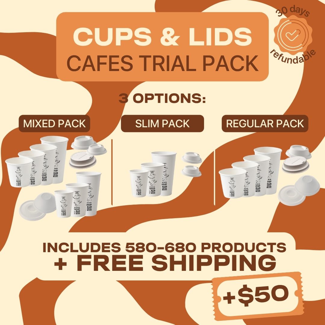 Cups and Lids Trial Pack + Free Shipping